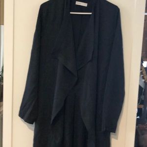 Grana drape trench coat